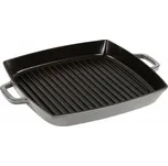 Staub Grillpfanne induktion quadratisch 33cm Graphit-grau