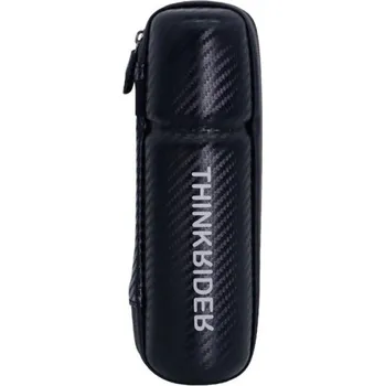 brašna na kolo Černý voděodolný cyklistický úložný box 22,5 x 7 cm 0,7 l Karbonový povrch Na zip Reflexní prvky Multifunkční box na nářadí a příslušenství