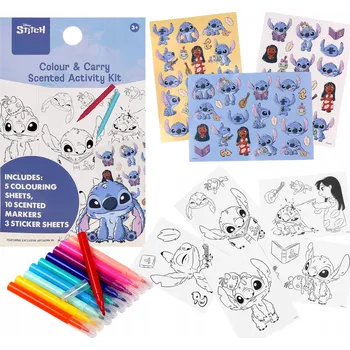 omalovánky Výtvarná sada Lilo a Stitch Disney , 5 ks
