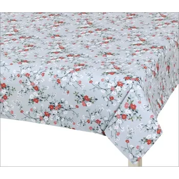 ubrus Bellatex Ubrus DITA Květ růžová, červená, bílá, rozměr 140x180 cm
