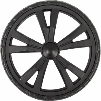 Kolečko do nákupní tašky, velké černé kolečko do nákupního vozíku 20 cm x 4 cm