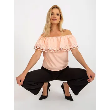 Dámská košile Halenka LK BZ 506350.28P broskev 36