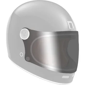 Helma na motorku Plexi pro přilby Revenge, NOX PREMIUM (chromové) (Velikost: XS)
