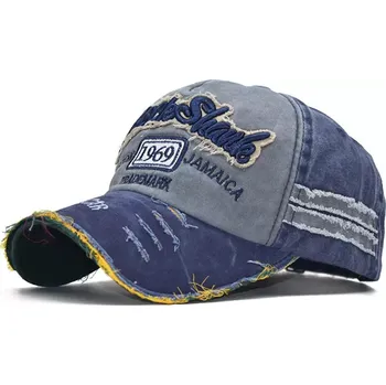 Kšiltovka Bavlněná Kšiltovka RockShanle JAMAICA Modrá