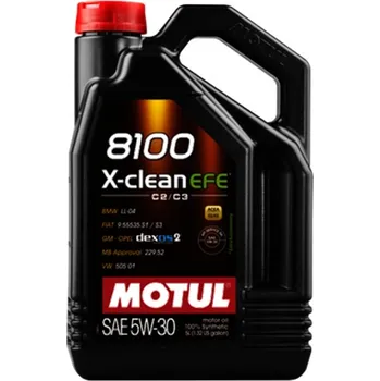 Motorový olej Motul 5W30 8100 X-Clean EFE 5L 109471