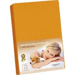Bellatex prostěradlo jersey s elastanem oranžová, rozměr 200x220 cm