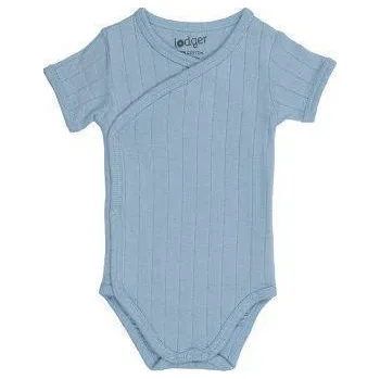 Kojenecký body LODGER Body Romper SS Solid Blue Fogg Vel. 62