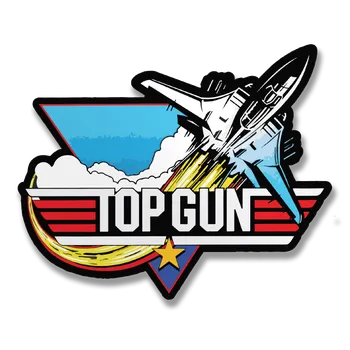 samolepka Samolepka Top Gun Fire Patch 10 cm