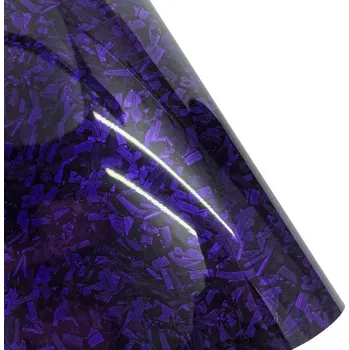 Stínítko do auta Samolepicí fólie matná barevná 50x152 cm Tuningová PVC fólie na kapotu v matném provedení Bez bublin fialová