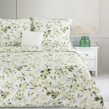Povlečení Ložní souprava MILI bílá / zelená