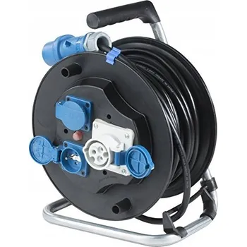 Napájecí kabel Prodlužovací Kabel na bubnu CEE kempingový 3x2,5 černý - 25 m AS SCHWABE