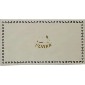 Příze Bellatex Dno víko překližkové 26x14cm / otvory 6mm přírodní obdélník s králíčkem