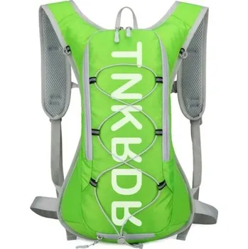 Sportovní batoh Cyklistický batoh 12L 41 x 29 x 10 cm Voděodolný materiál Reflexní prvky Píšťalka na přežití Prodyšné popruhy Kryt na helmu Lehký sportovní batoh zelená