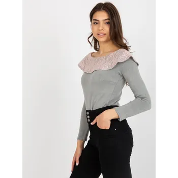 Dámský svetr Propojka LK SW 506559 2.13 šedorůžová 36