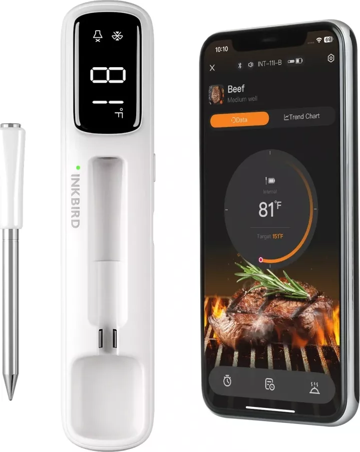 INKBIRD Bezdrátový mini teploměr na maso 300m/Bluetooth Inkbird