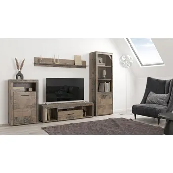 Obývací stěna Casarredo ZOUMI 1 obývací stěna, dub grunge colonial