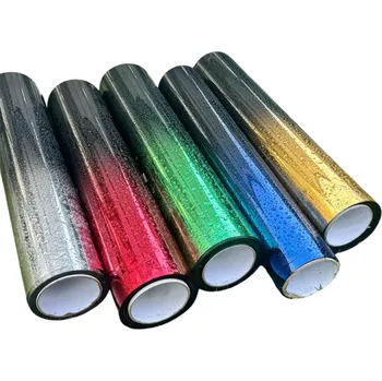 Stínítko do auta Barevná přechodová fólie 50x300 cm Sluneční clona na sklo auta Neprůhledná zvenčí Samolepicí UV ochranná tepelně izolační fólie