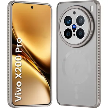 Pouzdro na mobilní telefon Pouzdro na VIVO X200 Pro 5G pro MagSafe, magnetické, ochrana fotoaparátu, Kryt