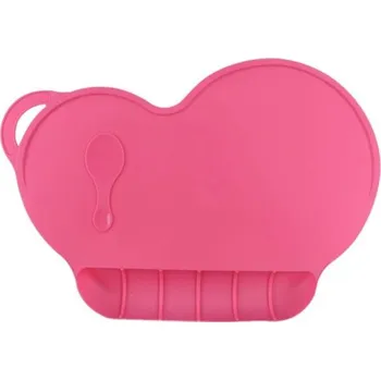 dětská jídelní sada Dětská jídelní podložka tmavě růžová