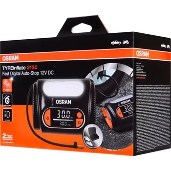 Dílna OSRAM kompresor, digitální displej - TYREinflate 2130 12V