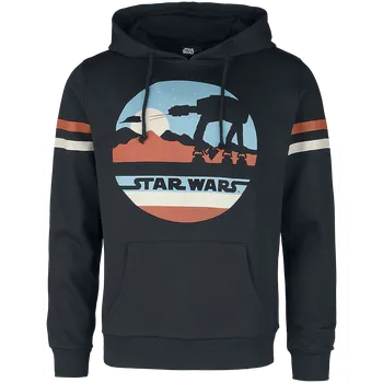 Pánská mikina Mikina s kapucí Disney z Star Wars - Planet Scarif - Muži - černá