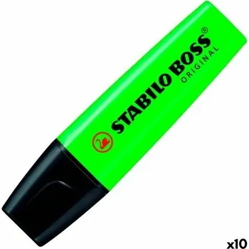 Zvýrazňovače Stabilo Boss Zelená (10 ks)