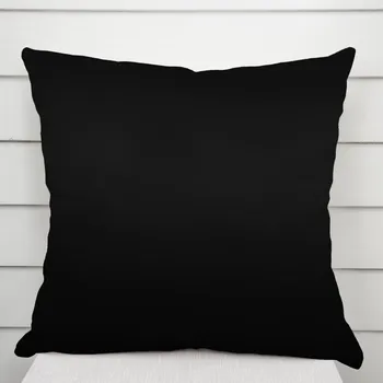 Povlak na dekorativní polštářek Dekorační povlak na polštář TF-108 Černý bez vzoru 40 x 60 cm