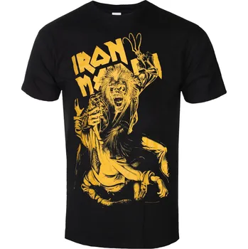 Pánské oblečení Tričko metal pánské Iron Maiden - No Prayer Claw Jumbo Yellow - ROCK OFF - IMTEE192MB - M