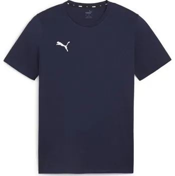 Pánské tričko Pánské triko Puma TEAMGOAL CASUALS TEE S Tmavě modrá, Bílá