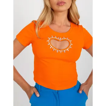 Dámská košile Halenka NM BZ V6860.84 oranžová M/L