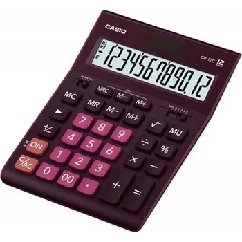 Set školních potřeb Kalkulačka Casio GR-12C Plast Purpurová