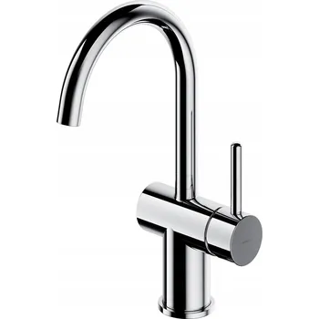 Vodovodní baterie Stojánková umyvadlová baterie Omnires, stříbrná