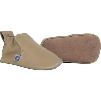 Capáčky LODGER Kožené capáčky Sand 12 - 15 měsíců