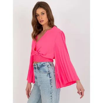 Dámská košile Halenka DHJ BZ 16503.30X fluo růžová jedna velikost