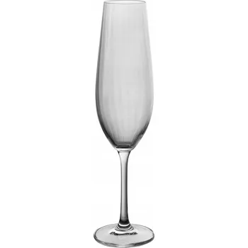 Sklenice Sklenice na šampaňské Bohemia Crystal křišťálové sklo 260 ml čirá