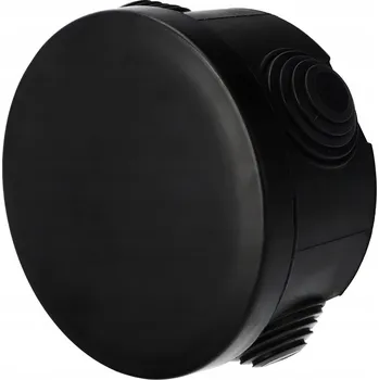 Elektroinstalační krabice EDO Technic Hermetická krabice na omítku s průchodkami KLIK IP55 80x45 Černá