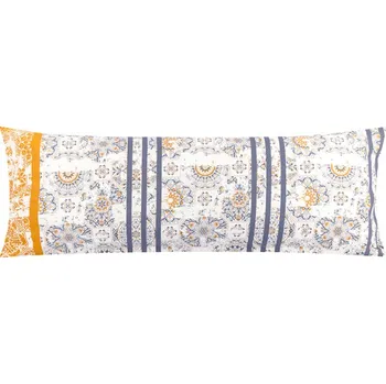 Povlak na polštářek Bellatex POVLAK na relaxační polštář Šedá,Oranžová, rozměr 45x120 cm