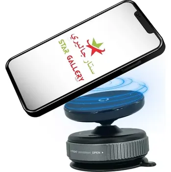 Držák do auta Otočný držák do auta s vakuovou adsorpcí K009 - černý