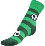 Bellatex Ponožky dětské Fotbal zelená, rozměr 25-29
