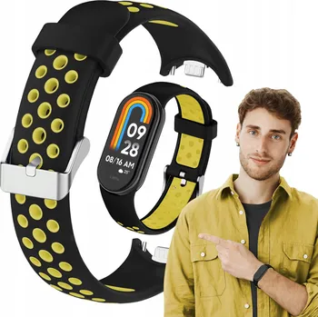 Příslušenství k chytrým hodinkám Řemínek řemínek mesh pro Xiaomi Mi Band 8 a Mi Band 9 chytré hodinky smartband duo