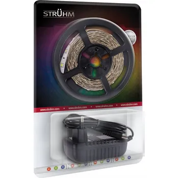 LED páska STRUHM LED pásek s zástrčkou 230V LATE 3m RGB IP20