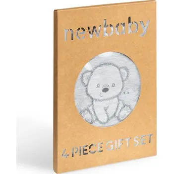 Kojenecká souprava Bellatex Kojenecká soupravička do porodnice Sweet Bear šedá, rozměr 62 (3-6m)
