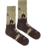 Ponožky Medvěd tatranský zelený S (35-38)