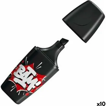 Zvýrazňovač Stabilo BOSS MINI BAM Černá (Sada 10 ks)