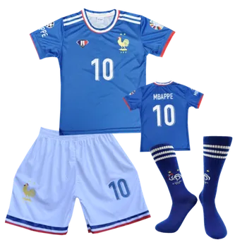 Numberoplus Dětský fotbalový dres + fotbalové ponožky Francie - Kylian Mbappé Velikost: 14 let ( vel.158)