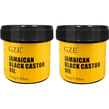 Vlasová regenerace Sada 2 balení Jamajský černý ricinový olej na růst vlasů a výživu pokožky hlavy Přírodní péče proti vypadávání vlasů a suché kůži