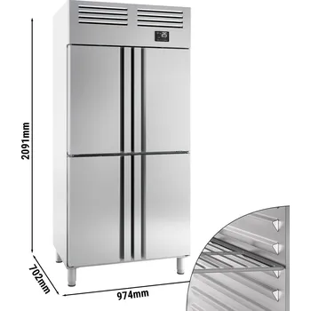 Lednice G.Gastro Lednice (GN 1/1) - se 4 dveřmi