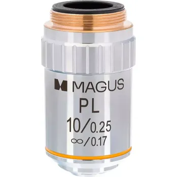 Příslušenství pro mikroskop Rovinný objektiv s korekcí na nekonečno MAGUS MP10 10x/0,25 ∞/0,17