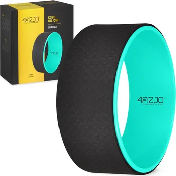 4FIZJO Kruh na jógu DHARMA 4FIZJO 32,5 cm ZELENÁ|ČERNÁ