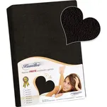 Bellatex Prostěradlo froté černá, rozměr 180x200 cm